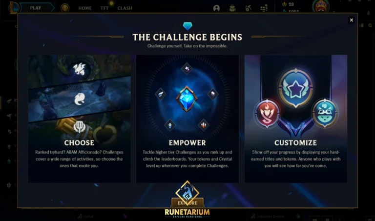 League of Legends Challenges